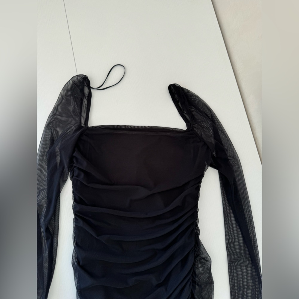 black long sleeve princess polly dress